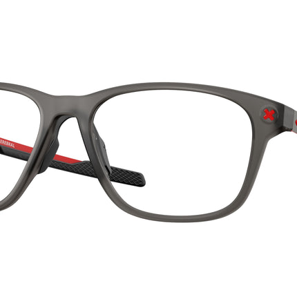 Oakley Optical CEREBRAL OX8187 Rectangle Eyeglasses  818702-Satin Grey Smoke 57-130-18 - Color Map Grey