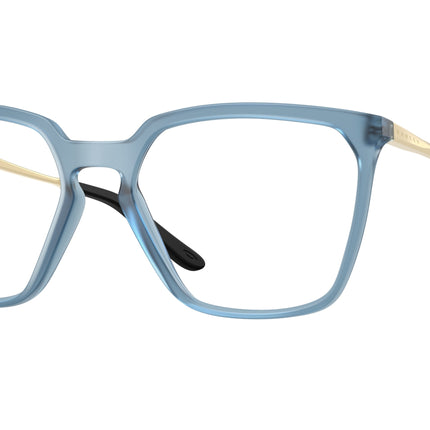 Oakley Optical BMNG SQ OX8189 Square Eyeglasses  818907-Matte Transparent Abyss 55-141-18 - Color Map Blue