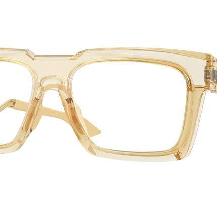 Oakley Optical ENIGMA INK OX8190 Square Eyeglasses  819006-Transparent Warm Beige 57-132-18 - Color Map Brown