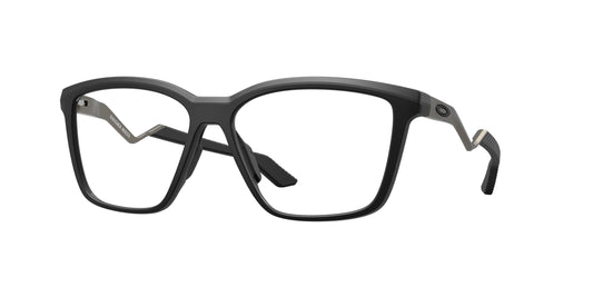 Oakley Optical ENIGMA MASS OX8191 Square Eyeglasses  819101-Satin Black 57-141-15 - Color Map Black