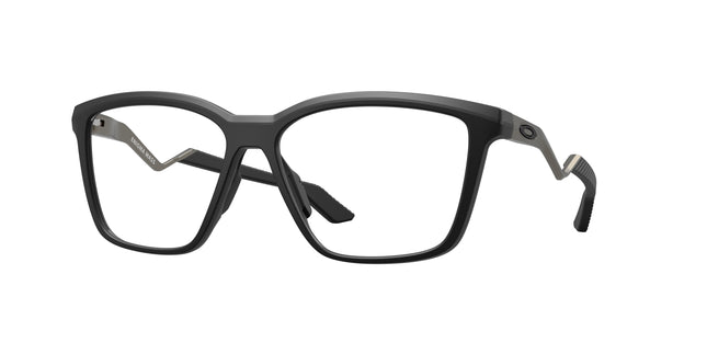Oakley Optical ENIGMA MASS OX8191 Square Eyeglasses  819101-Satin Black 57-141-15 - Color Map Black