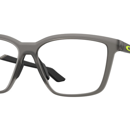 Oakley Optical ENIGMA MASS OX8191 Square Eyeglasses  819102-Satin Grey Smoke 57-141-15 - Color Map Grey