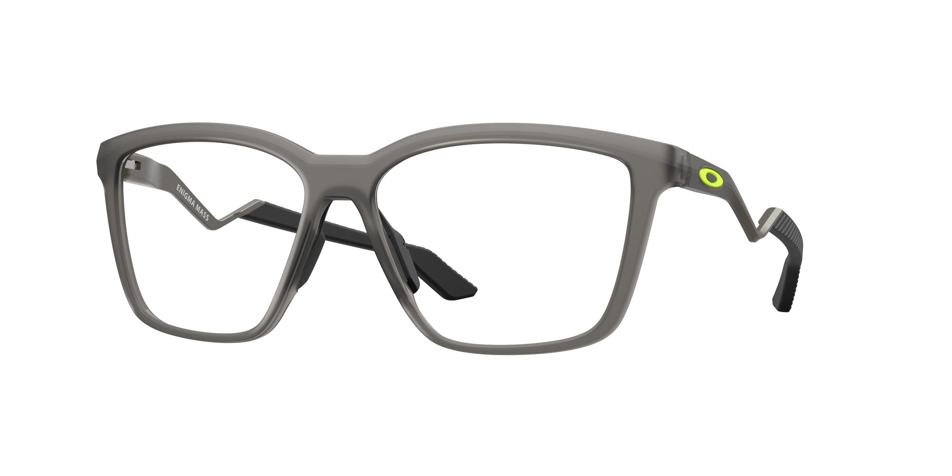 Oakley Optical ENIGMA MASS OX8191 Square Eyeglasses  819102-Satin Grey Smoke 57-141-15 - Color Map Grey