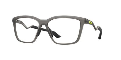 Oakley Optical ENIGMA MASS OX8191 Square Eyeglasses  819102-Satin Grey Smoke 57-141-15 - Color Map Grey
