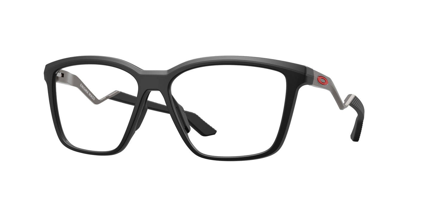 Oakley Optical ENIGMA MASS OX8191 Square Eyeglasses  819103-Satin Black 57-141-15 - Color Map Black
