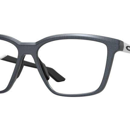 Oakley Optical ENIGMA MASS OX8191 Square Eyeglasses  819104-Matte Blue Steel 57-141-15 - Color Map Black