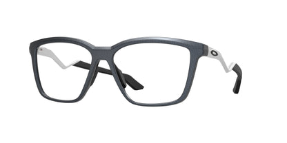 Oakley Optical ENIGMA MASS OX8191 Square Eyeglasses  819104-Matte Blue Steel 57-141-15 - Color Map Black