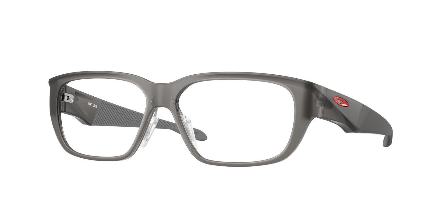 Oakley Optical UPTURN OX8192D Rectangle Eyeglasses  819202-Satin Grey Smoke 56-136-14 - Color Map Grey