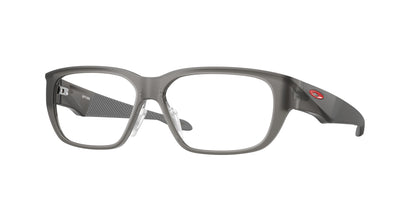Oakley Optical UPTURN OX8192D Rectangle Eyeglasses  819202-Satin Grey Smoke 56-136-14 - Color Map Grey