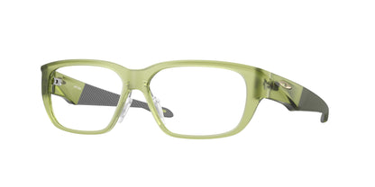Oakley Optical UPTURN OX8192D Rectangle Eyeglasses  819203-Matte Transparent Fern 56-136-14 - Color Map Green