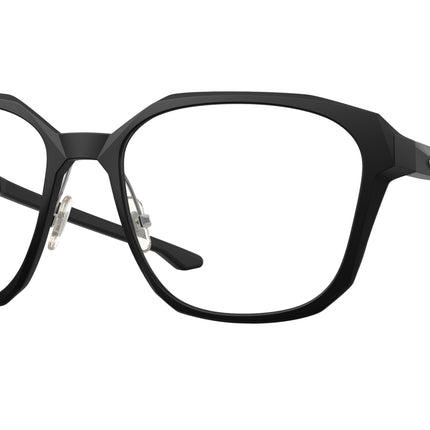 Oakley Optical SLENDER OX8193 Square Eyeglasses  819301-Satin Black 59-146-18 - Color Map Black