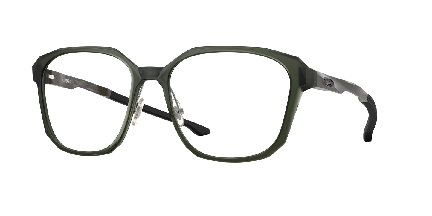 Oakley Optical SLENDER OX8193 Square Eyeglasses  819304-Matte Olive Ink 59-146-18 - Color Map Green