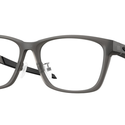 Oakley Optical PARACORD RX OX8196D Square Eyeglasses  819602-Satin Grey Smoke 55-137-17 - Color Map Grey