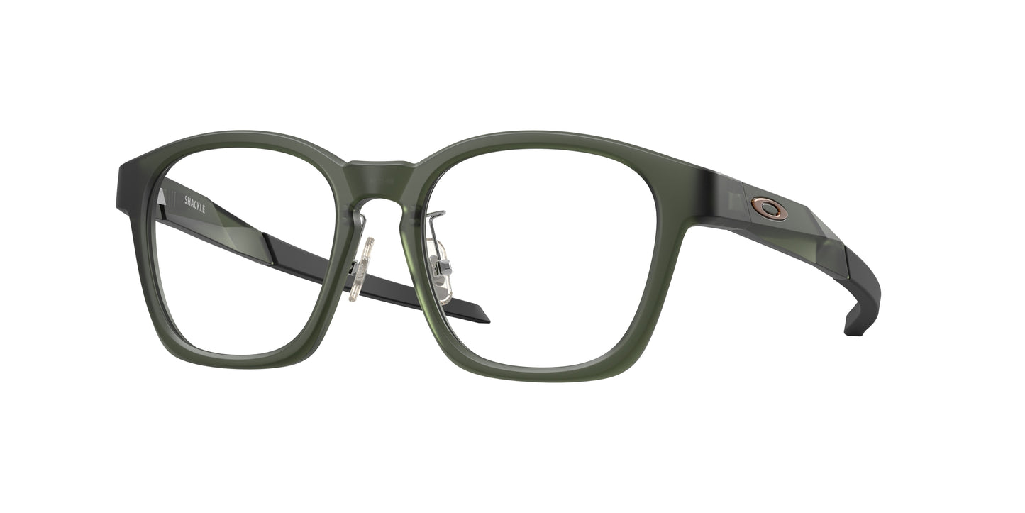 Oakley Optical SHACKLE OX8197D Square Eyeglasses  819703-Matte Olive Ink 50-137-18 - Color Map Green