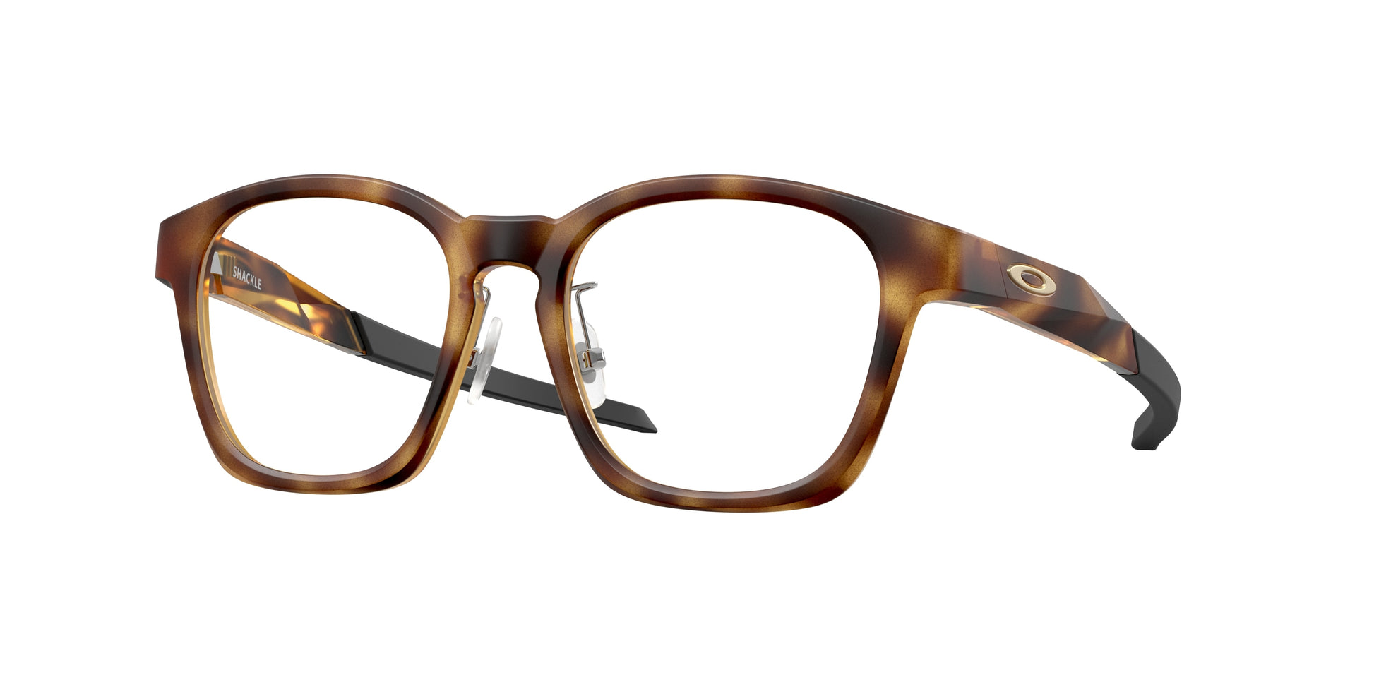 Oakley Optical SHACKLE OX8197D Square Eyeglasses  819704-Matte Brown Tortoise 50-137-18 - Color Map Brown