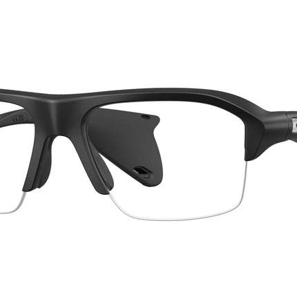 Oakley Optical STUNT GLIDER OX8198 Rectangle Eyeglasses  819801-Satin Black 62-137-11 - Color Map Black