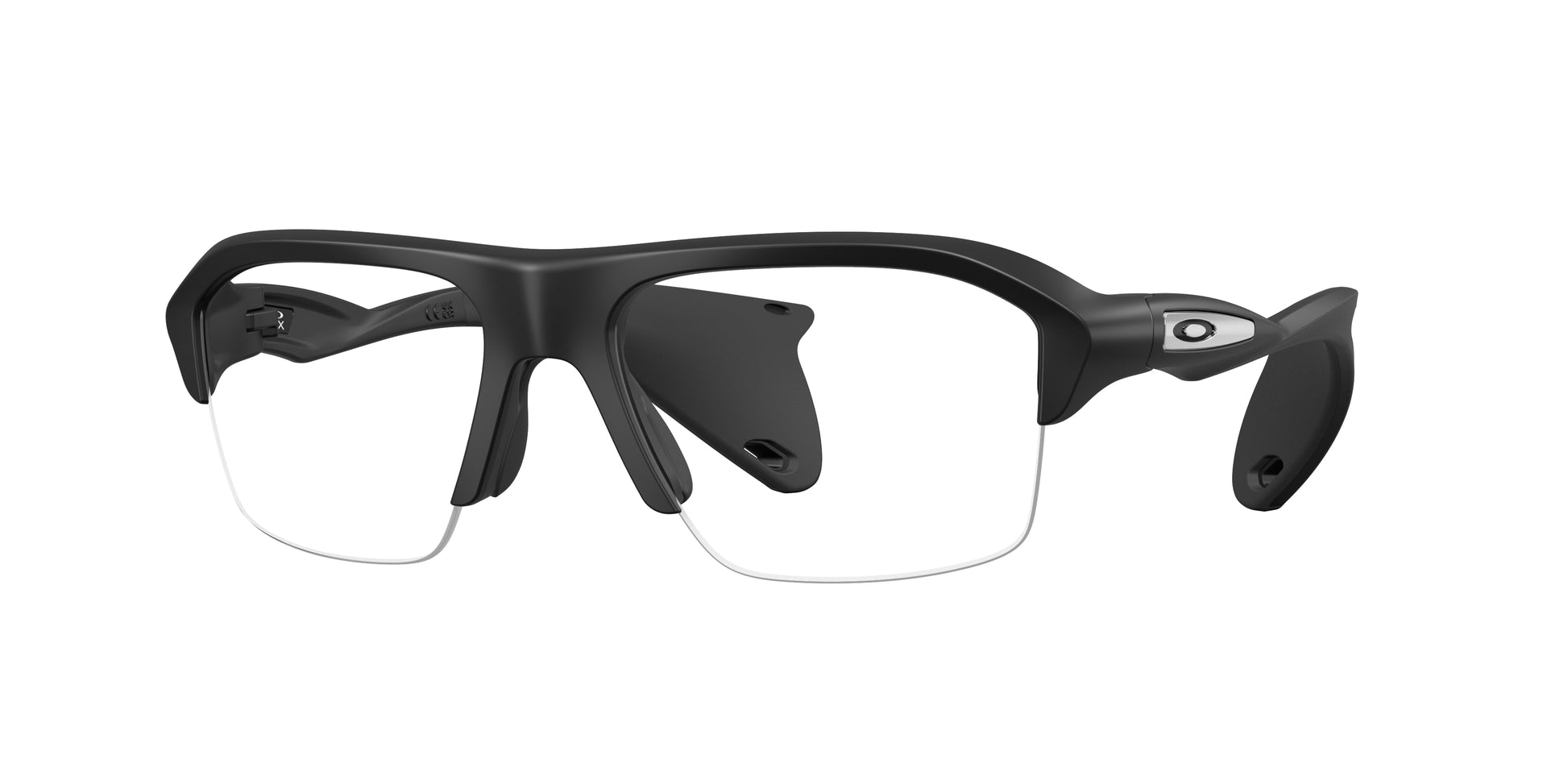 Oakley Optical STUNT GLIDER OX8198 Rectangle Eyeglasses  819801-Satin Black 62-137-11 - Color Map Black