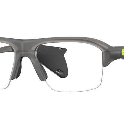 Oakley Optical STUNT GLIDER OX8198 Rectangle Eyeglasses  819802-Satin Grey Smoke 62-137-11 - Color Map Grey
