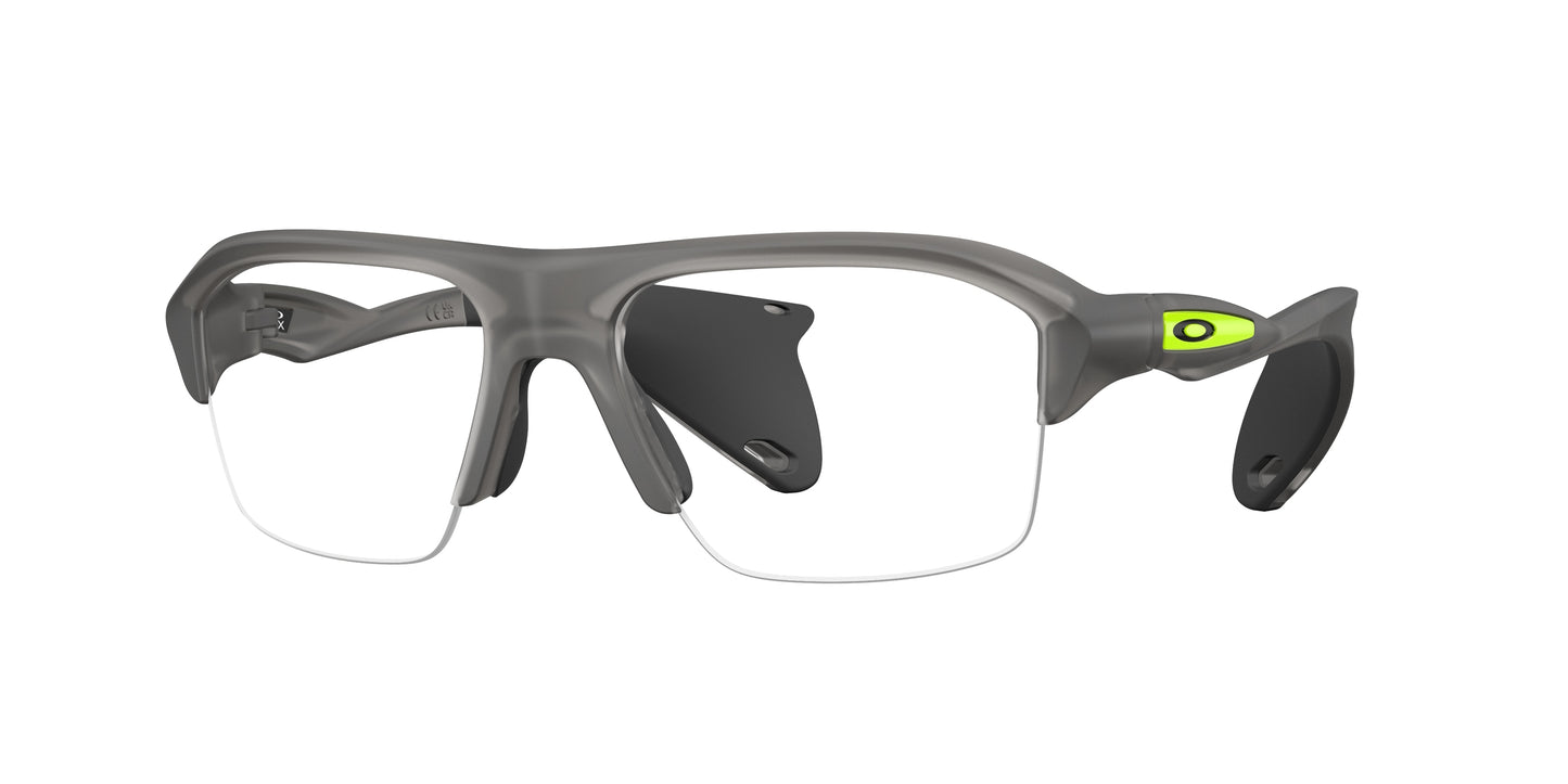Oakley Optical STUNT GLIDER OX8198 Rectangle Eyeglasses  819802-Satin Grey Smoke 62-137-11 - Color Map Grey