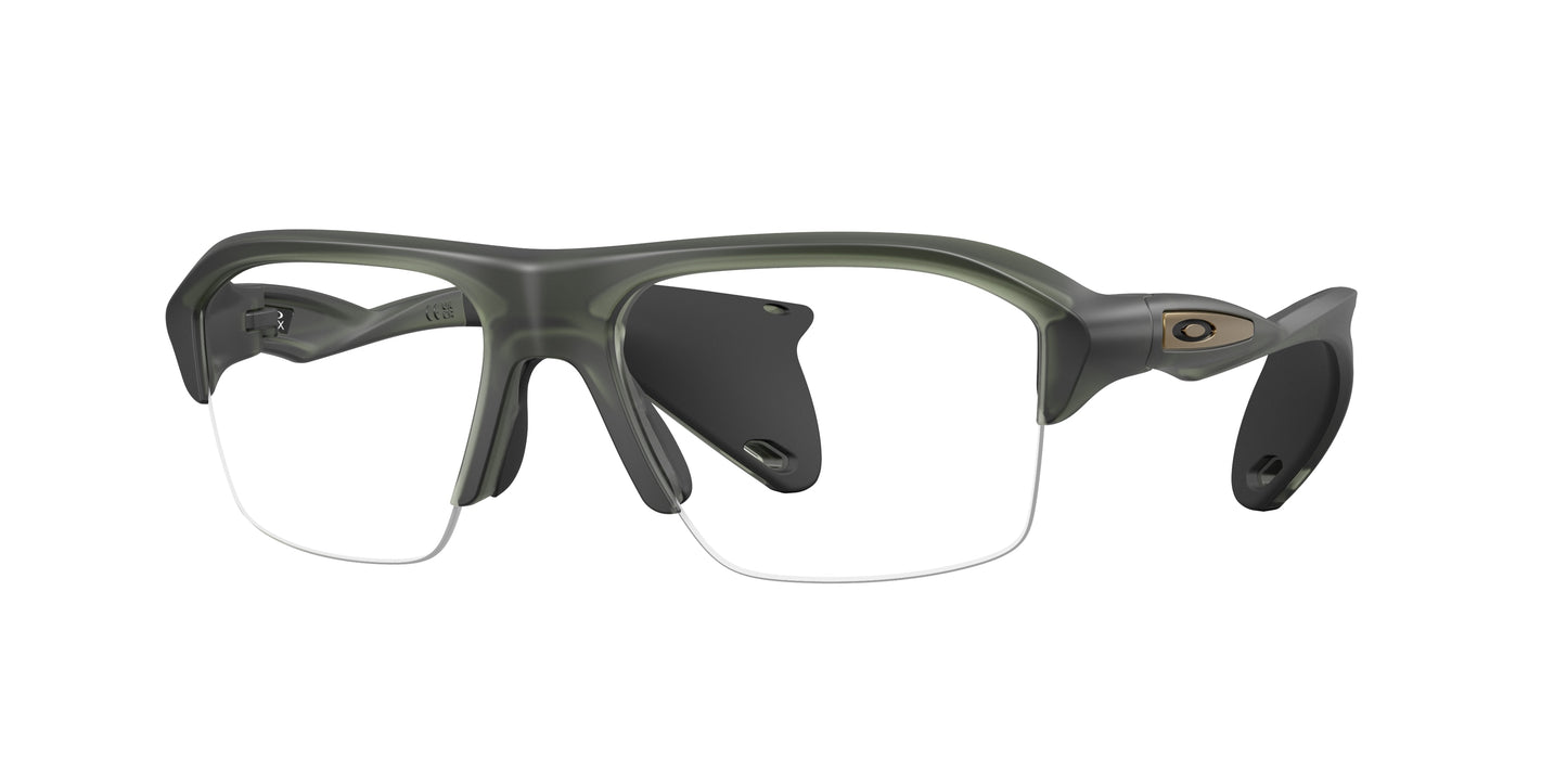 Oakley Optical STUNT GLIDER OX8198 Rectangle Eyeglasses  819803-Matte Olive Ink 62-137-11 - Color Map Green