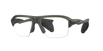 Oakley Optical STUNT GLIDER OX8198 Rectangle Eyeglasses  819803-Matte Olive Ink 62-137-11 - Color Map Green