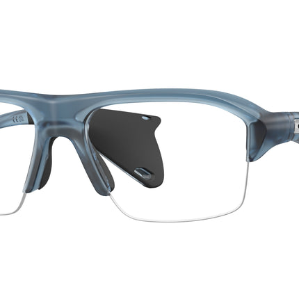 Oakley Optical STUNT GLIDER OX8198 Rectangle Eyeglasses  819804-Matte Transparent Abyss 62-137-11 - Color Map Blue