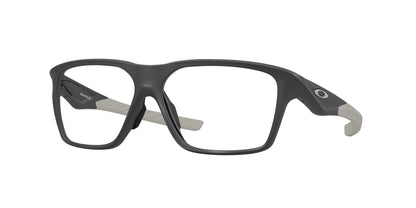 Oakley Optical VERSAFUSE SQ OX8201 Rectangle Eyeglasses  820104-Matte Carbon 58-142-13 - Color Map Grey