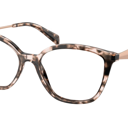 Prada PR02ZV Butterfly Eyeglasses  ROJ1O1-Pink Tortoise 54-140-17 - Color Map Tortoise