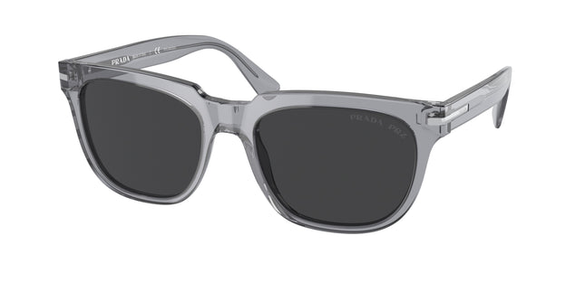 Prada PR04YS Pillow Sunglasses  08U08G-Transparent Grey 56-150-19 - Color Map Grey