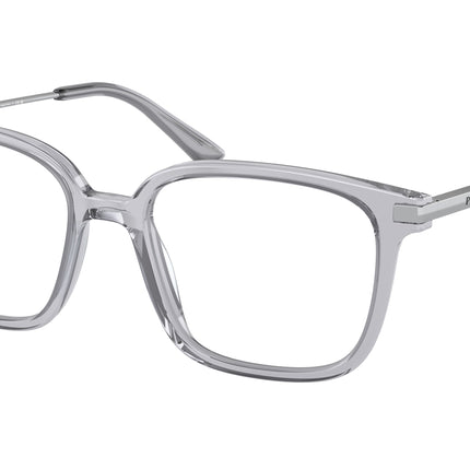 Prada PR04ZV Pillow Eyeglasses  U431O1-Grey Crystal 52-145-18 - Color Map Grey