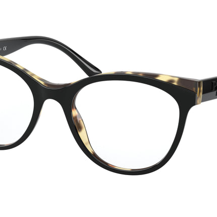 Prada PR05WV Butterfly Eyeglasses  3891O1-Black/Havana 53-140-19 - Color Map Black