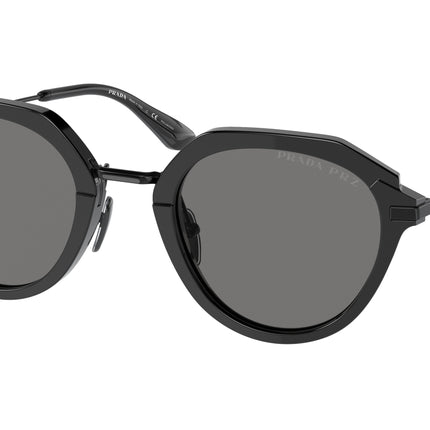 Prada PR05YS Phantos Sunglasses  1AB5Z1-Black 50-145-24 - Color Map Black