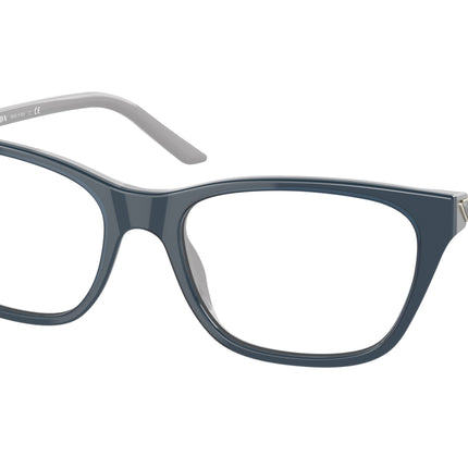 Prada PR05YV Butterfly Eyeglasses  08Y1O1-Fiordaliso/Crystal 53-140-17 - Color Map Blue