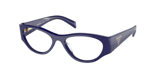 Prada PR06ZV Butterfly Eyeglasses  18D1O1-Baltic Marble 52-130-17 - Color Map Blue
