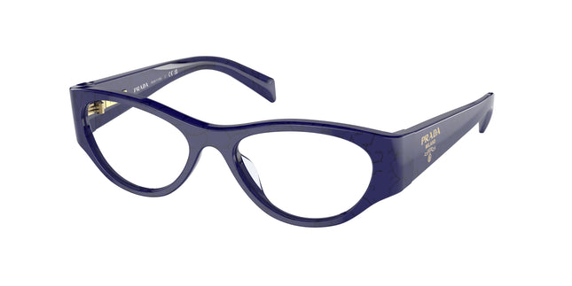 Prada PR06ZV Butterfly Eyeglasses  18D1O1-Baltic Marble 52-130-17 - Color Map Blue
