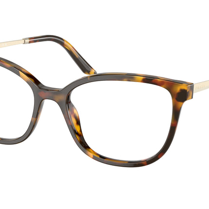 Prada PR07WV Cat Eye Eyeglasses  VAU1O1-Honey Tortoise 54-140-17 - Color Map Tortoise
