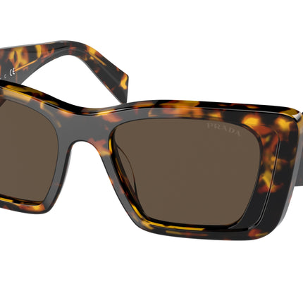 Prada PR08YS Butterfly Sunglasses  01V8C1-Havana Honey 51-145-18 - Color Map Tortoise