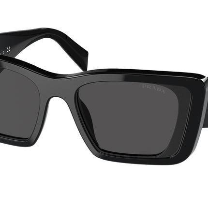 Prada PR08YS Butterfly Sunglasses  1AB5S0-Black 51-145-18 - Color Map Black