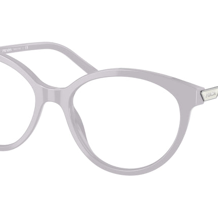 Prada PR08YV Oval Eyeglasses  07Z1O1-Wisteria 54-140-17 - Color Map Blue