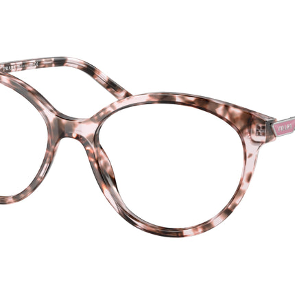 Prada PR08YV Oval Eyeglasses  ROJ1O1-Orchid Tortoise 54-140-17 - Color Map Tortoise