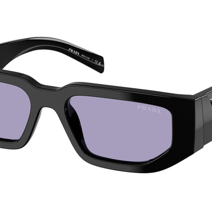 Prada PR09ZSF Rectangle Sunglasses  16K01O-Black 55-140-17 - Color Map Black