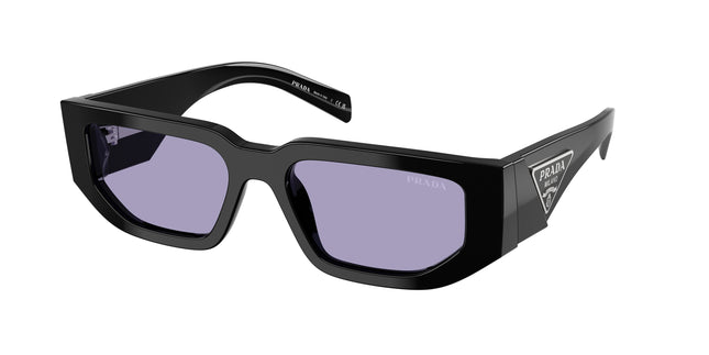 Prada PR09ZS Rectangle Sunglasses  16K01O-Black 54-140-18 - Color Map Black