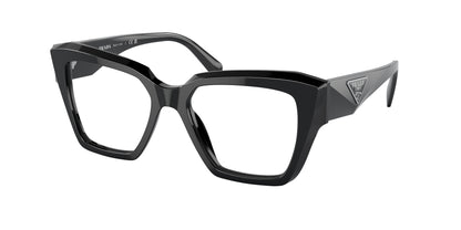 Prada PR09ZV Square Eyeglasses  1AB1O1-Black 51-140-17 - Color Map Black