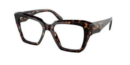 Prada PR09ZV Square Eyeglasses  2AU1O1-Tortoise 51-140-17 - Color Map Tortoise