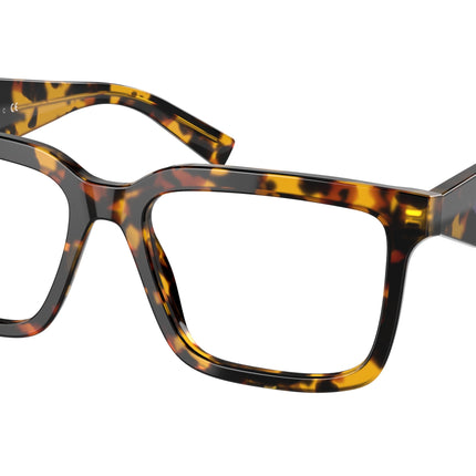 Prada PR10YV Pillow Eyeglasses  VAU1O1-Honey Tortoise 54-140-17 - Color Map Tortoise