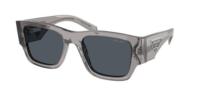Prada PR10ZSF Pillow Sunglasses  16Z70B-Transparent Asphalt 55-140-19 - Color Map Grey