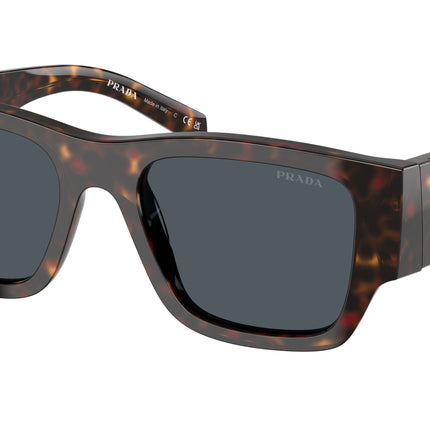 Prada PR10ZS Pillow Sunglasses  17N70B-Root Tortoise 54-140-20 - Color Map Tortoise
