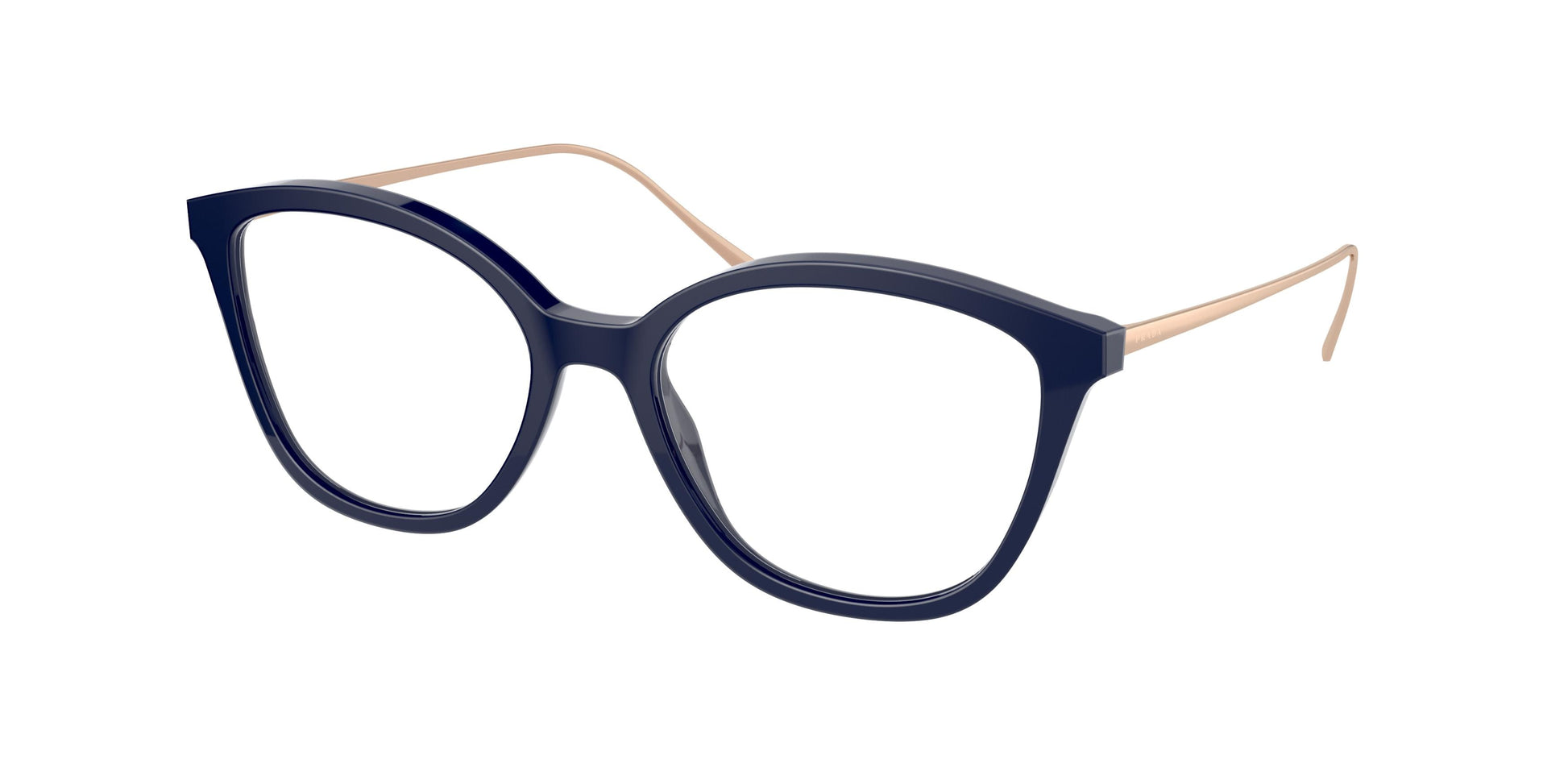 Prada CONCEPTUAL PR11VV Square Eyeglasses  VY71O1-Baltic 53-140-17 - Color Map Blue