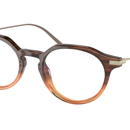 Prada PR12YS Phantos Sunglasses  13B05R-Moro Gradient Amber 48-145-20 - Color Map Brown