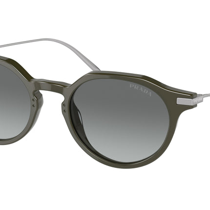 Prada PR12YS Phantos Sunglasses  14B3M1-Opal Military 51-145-20 - Color Map Green